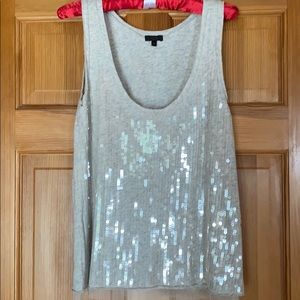 J. Crew sequined tank top